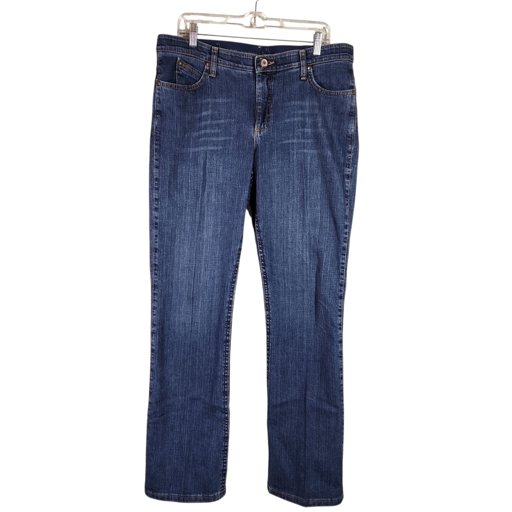 Wrangler Jeans Womens Q-Baby Mid-Rise Bootcut, sz 13/14